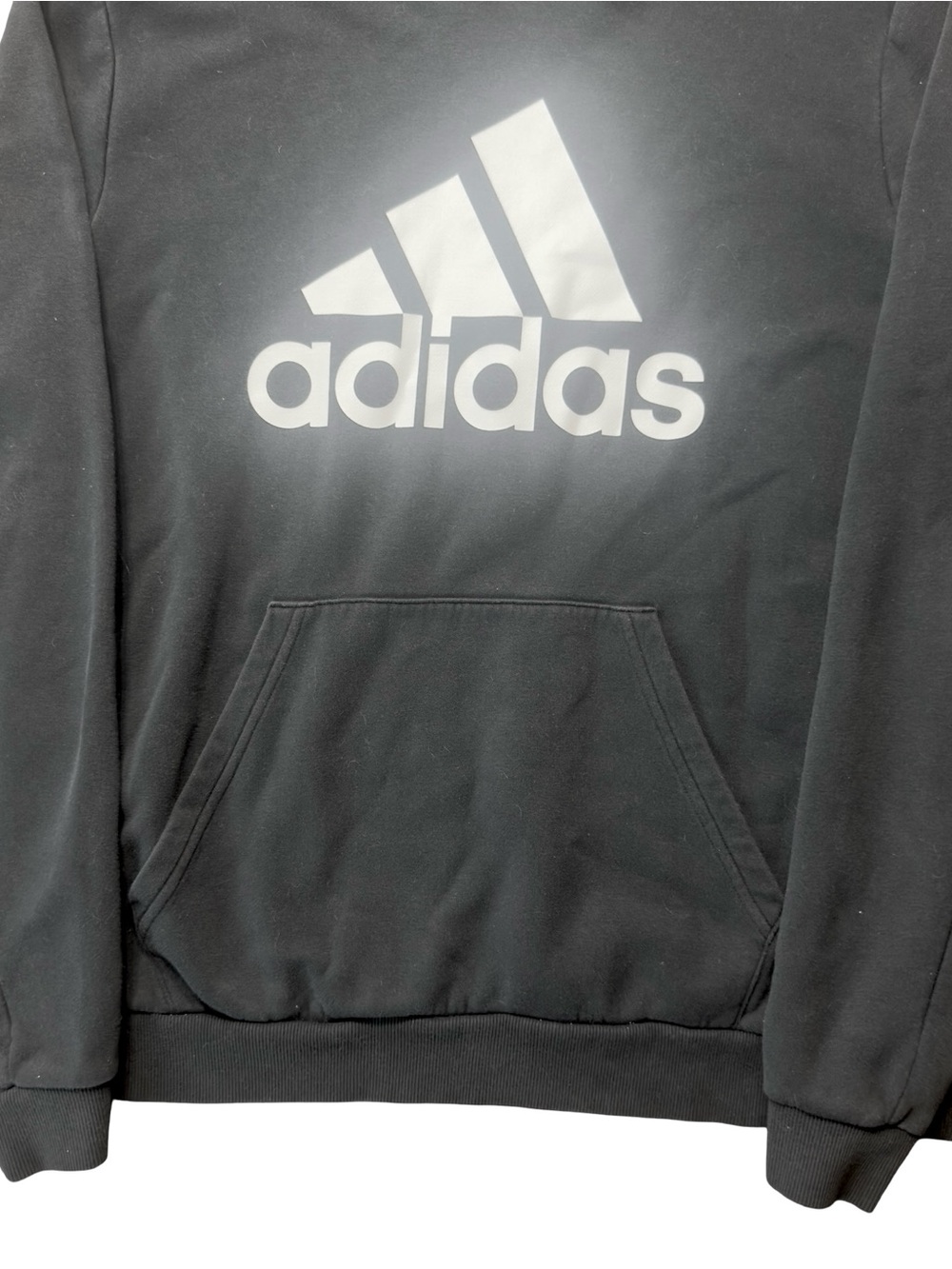 adidas Black Pullover Hoodie - Back View - Picture 4 of 5